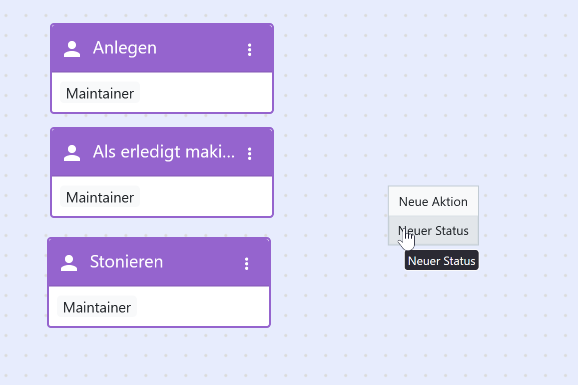 Status erstellen