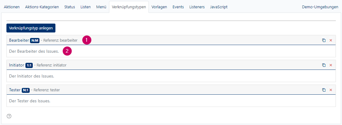 Verknüpfungstypen